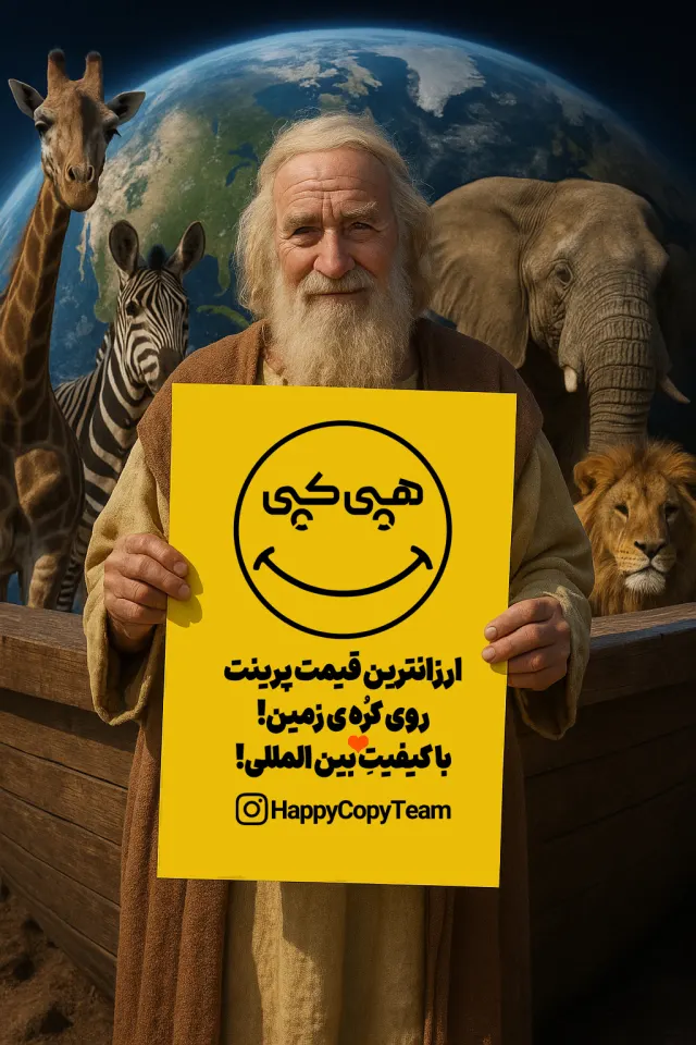 ارزانترین قیمت پرینت و کپی، روی کُره‌ی زمین💫🌐💕
با کیفیت بین المللی⭐️🌸🌸🌸
ارسال رایگان به کل کُره‌ی زمین🌐